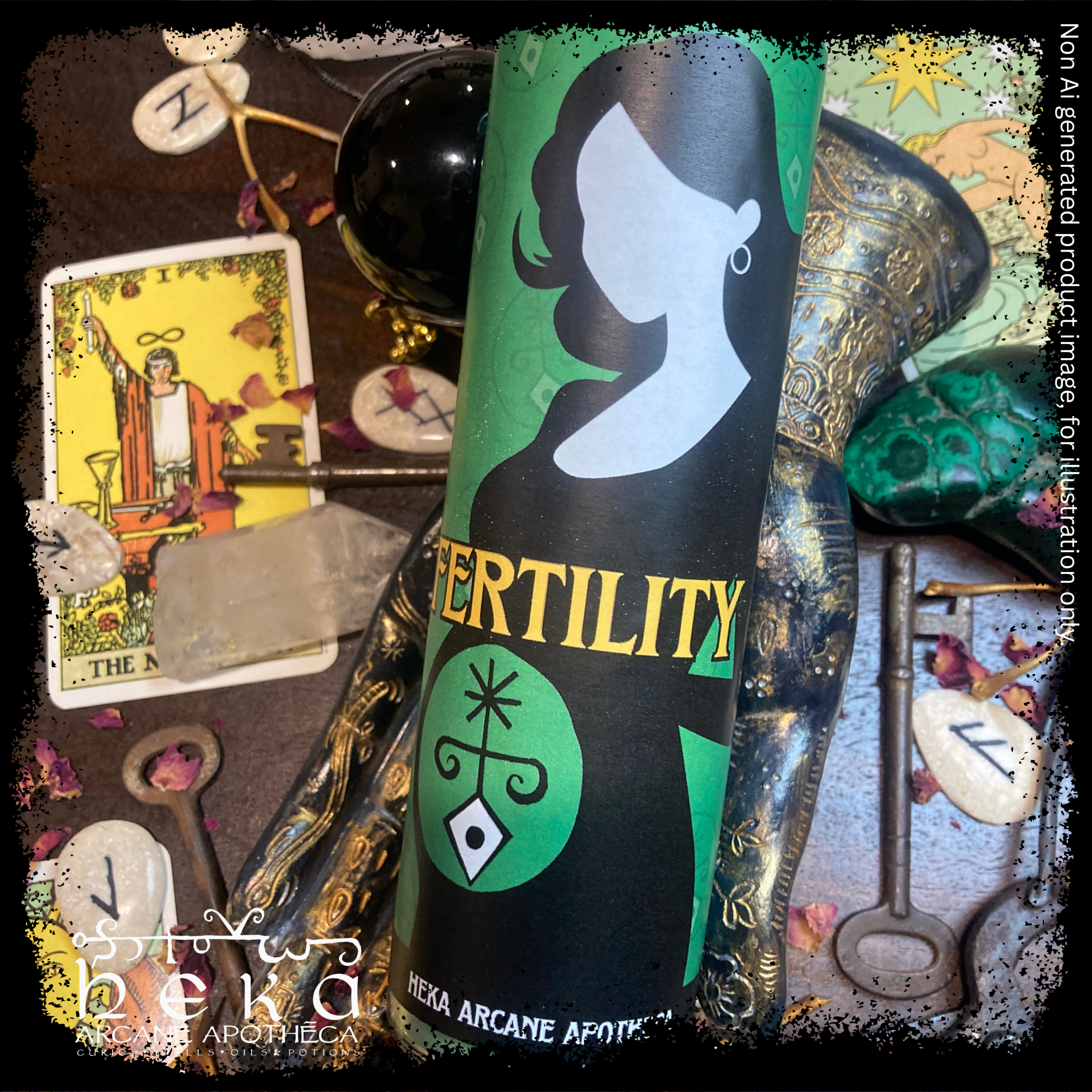 Fertility Glass 7 Day Candle