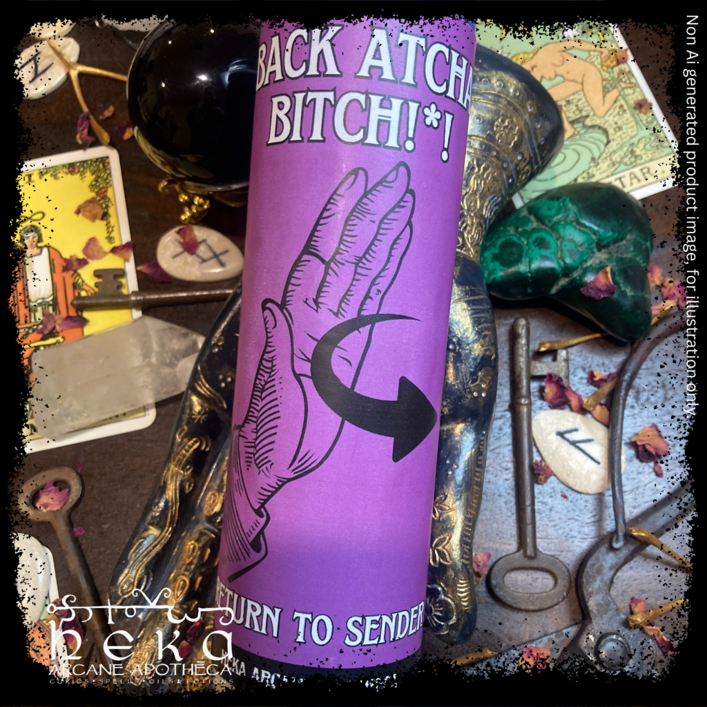 Back Atcha Bitch Glass Novean Candle