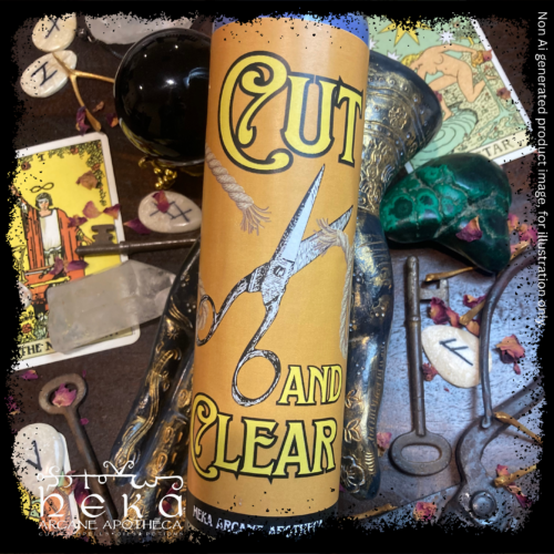 Cut and Clear Glass 7 Day Candle