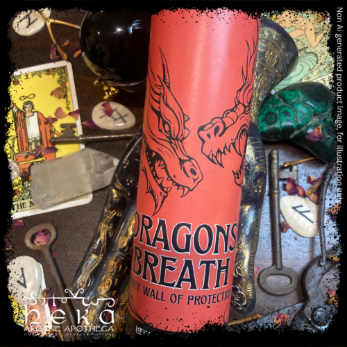 Dragons Breath Glass 7 Day Candle