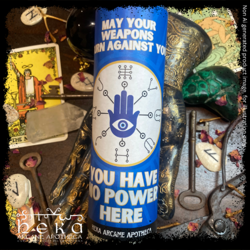 You Have No Power Here - Glass 7 Day Candle
